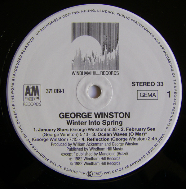 George Winston - Winter Into Spring | Windham Hill Records (371 019-1) - 2 George Winston - Winter Into Spring | Windham Hill Records (371 019-1) - 2