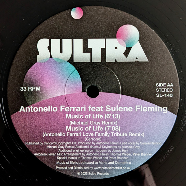 Michael Gray / Antonello Ferrari - Season High / Music Of Life | Sultra Records (SL-140) - 2 Michael Gray / Antonello Ferrari - Season High / Music Of Life | Sultra Records (SL-140) - 2