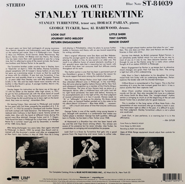 Stanley Turrentine - Look Out! | Blue Note (6514974) - 2 Stanley Turrentine - Look Out! | Blue Note (6514974) - 2