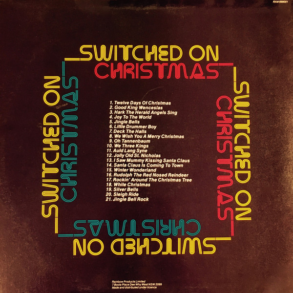Unknown Artist - Switched On Christmas | Rainbow (RXM 699001) - 2