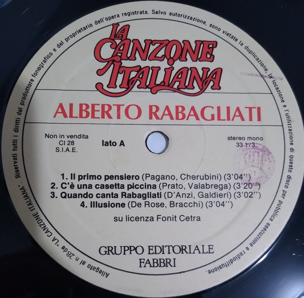 Alberto Rabagliati - Alberto Rabagliati - Stelle Degli Anni 40 | Gruppo Editoriale Fabbri (362764) - 3