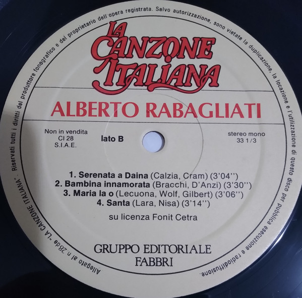 Alberto Rabagliati - Alberto Rabagliati - Stelle Degli Anni 40 | Gruppo Editoriale Fabbri (362764) - 4