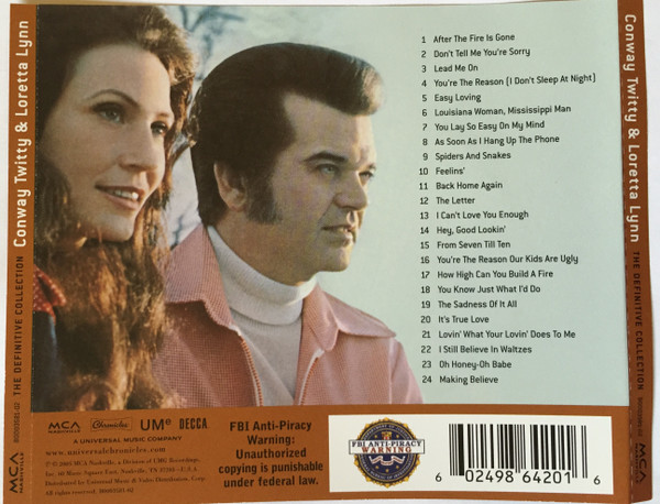 Conway Twitty & Loretta Lynn - The Definitive Collection | MCA Nashville (B0003581-02) - 2