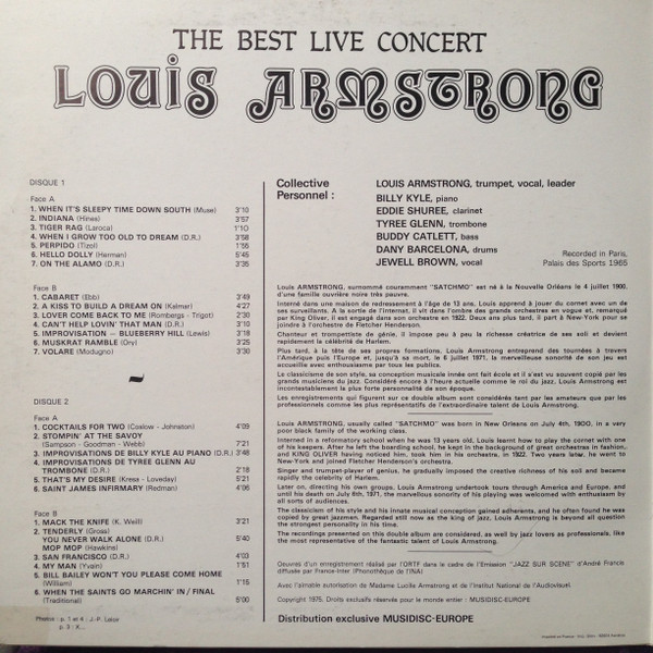Louis Armstrong - The Best Live Concert | Disques Festival (ALBUM 200) - 2