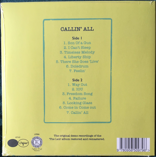 The La's - Callin' All LP | Viper (LP141) - 2 The La's - Callin' All LP | Viper (LP141) - 2