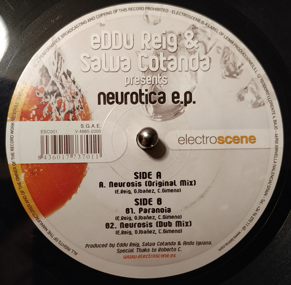 Eddu Reig & Salva Cotanda - Neurotica E.P. | Electroscene (ESC 001) - main