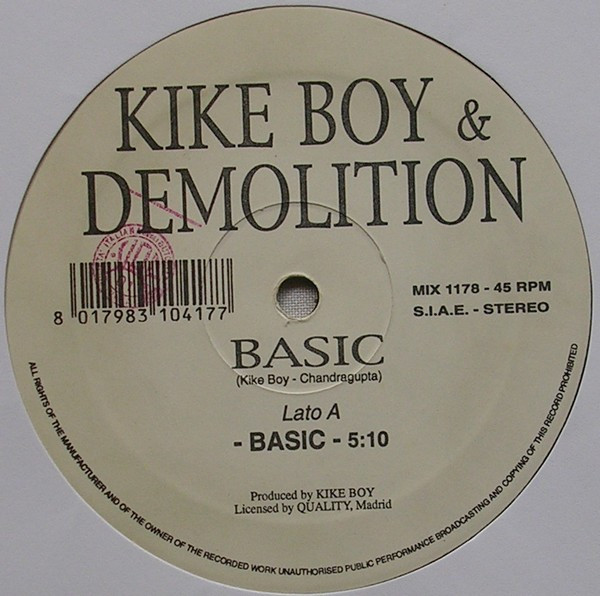 Kike Boy + Demolition - Basic | Discomagic Records (MIX 1178) - 3
