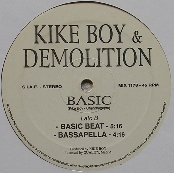 Kike Boy + Demolition - Basic | Discomagic Records (MIX 1178) - 4