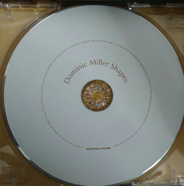 Dominic Miller - Shapes | Inversion Records (WMSF 6070-2) - 3