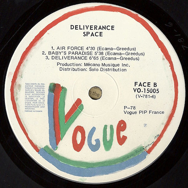 Space - Deliverance [Vinyl] | Vogue (VO-15005) - 4