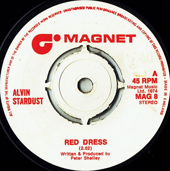 Alvin Stardust - Red Dress | Magnet (MAG 8) - main