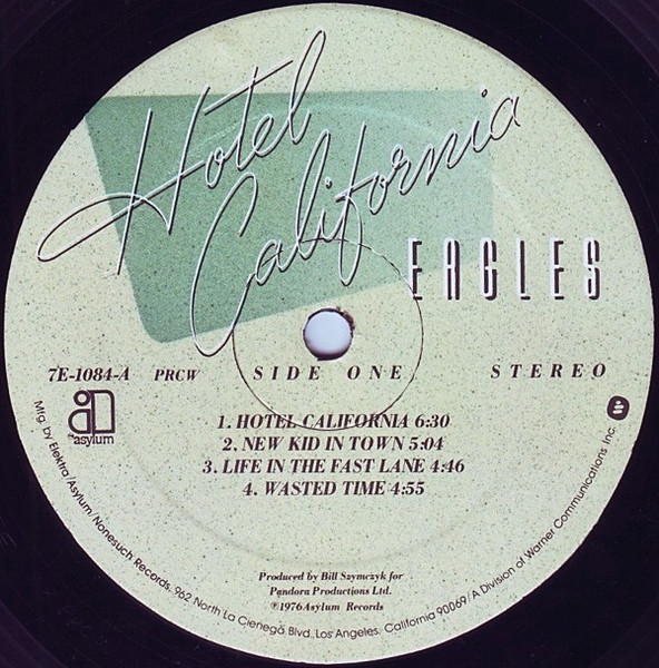 Eagles - Hotel California | Asylum Records (7E-1084) - 4 Eagles - Hotel California | Asylum Records (7E-1084) - 4