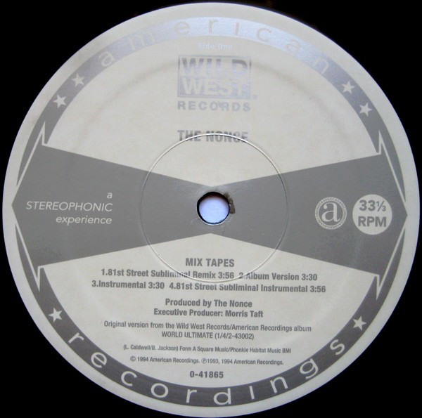 The Nonce - Mix Tapes / Keep It On | Wild West Records (0218) - 3 The Nonce - Mix Tapes / Keep It On | Wild West Records (0218) - 3