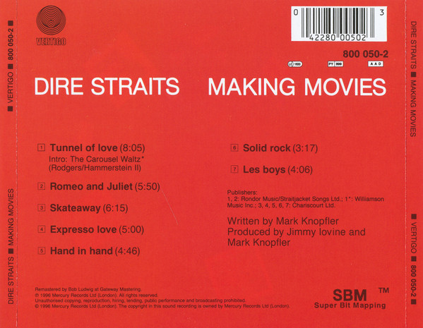 Dire Straits - Making Movies | Vertigo (800 050-2) - main