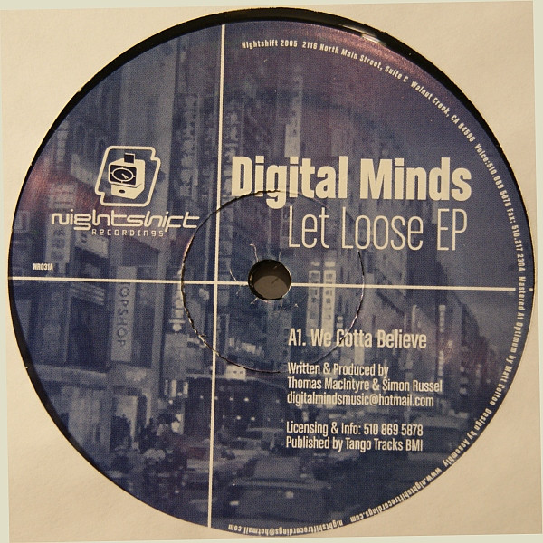 Digital Minds - Let Loose EP | Nightshift Recordings (NR031) - 3