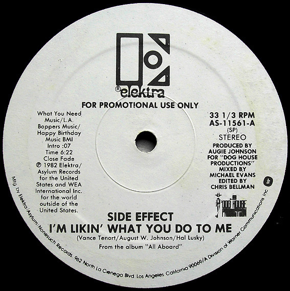 Side Effect - I'm Likin' What You Do To Me | Elektra (AS-11561) - main Side Effect - I'm Likin' What You Do To Me | Elektra (AS-11561) - main
