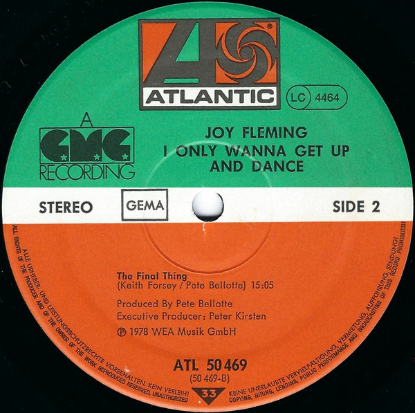 Joy Fleming - I Only Wanna Get Up And Dance | Atlantic (ATL 50 469) - 4 Joy Fleming - I Only Wanna Get Up And Dance | Atlantic (ATL 50 469) - 4