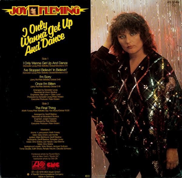 Joy Fleming - I Only Wanna Get Up And Dance | Atlantic (ATL 50 469) - 2 Joy Fleming - I Only Wanna Get Up And Dance | Atlantic (ATL 50 469) - 2