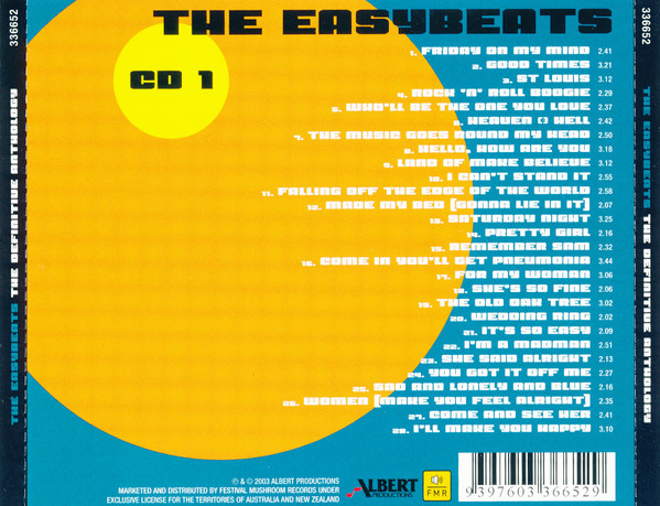 The Easybeats - The Definitive Anthology CD | Albert Productions (336652) - 4 The Easybeats - The Definitive Anthology CD | Albert Productions (336652) - 4