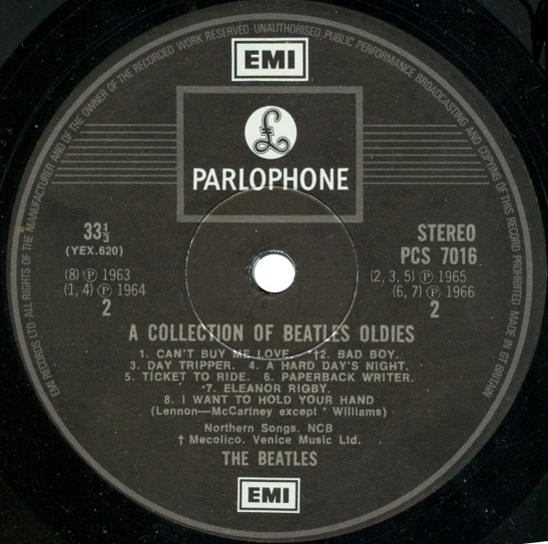 The Beatles - A Collection Of Beatles Oldies | Parlophone (PCS 7016) - 4 The Beatles - A Collection Of Beatles Oldies | Parlophone (PCS 7016) - 4