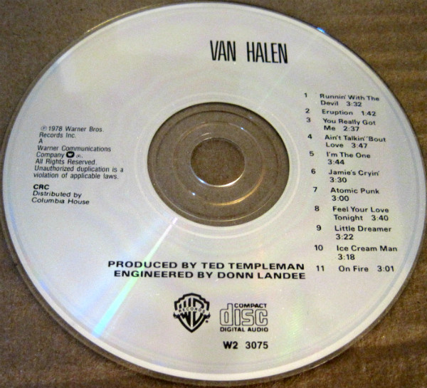 Van Halen - Van Halen [CD] | Warner Bros. Records (W2 3075) - 4