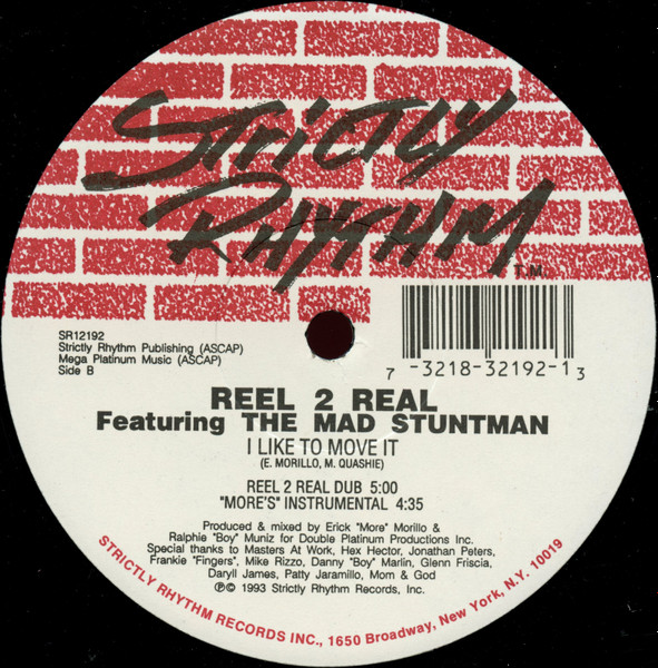 Reel 2 Real Featuring The Mad Stuntman - I Like To Move It | Strictly Rhythm (SR12192) - 2 Reel 2 Real Featuring The Mad Stuntman - I Like To Move It | Strictly Rhythm (SR12192) - 2
