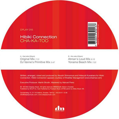 Hibiki Connection - Cha-Ka-Too | Deeplay Music (DPLAY 015) - 2 Hibiki Connection - Cha-Ka-Too | Deeplay Music (DPLAY 015) - 2