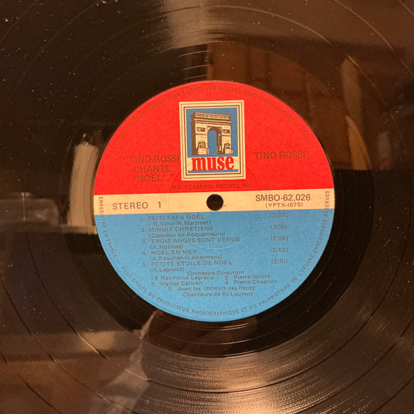 Tino Rossi - Chante Noël | Muse (SMBO 62.026) - 3