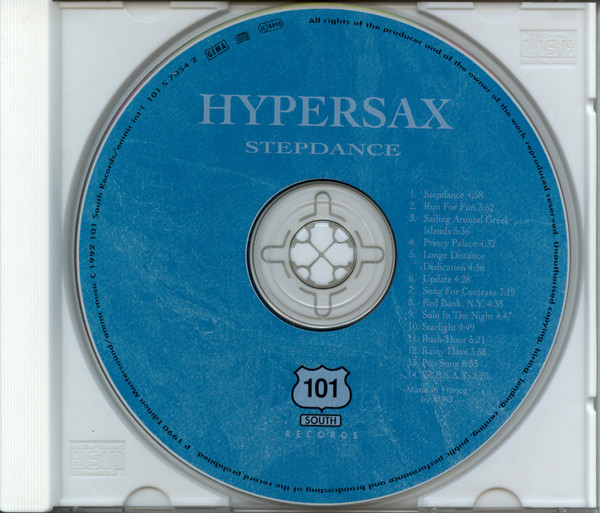 Hypersax Featuring Hubert Waldner - Stepdance | 101 South Records (101 S 7054 2) - main