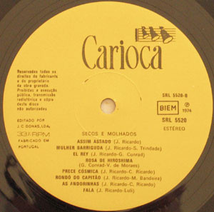 Secos & Molhados - Secos & Molhados | Carioca (SRL 5520-P) - 4