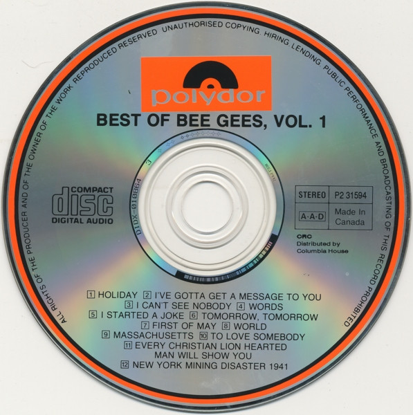 Bee Gees - Best Of Bee Gees | Polydor (P2 31594) - 3 Bee Gees - Best Of Bee Gees | Polydor (P2 31594) - 3