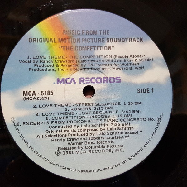 Lalo Schifrin - The Competition (Music From The Original Motion Picture Soundtrack) | MCA Records (MCA-5185) - 2 Lalo Schifrin - The Competition (Music From The Original Motion Picture Soundtrack) | MCA Records (MCA-5185) - 2