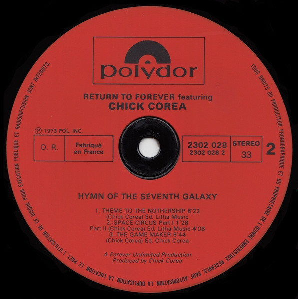 Return To Forever Featuring Chick Corea - Hymn Of The Seventh Galaxy | Polydor (2302 028) - 4 Return To Forever Featuring Chick Corea - Hymn Of The Seventh Galaxy | Polydor (2302 028) - 4