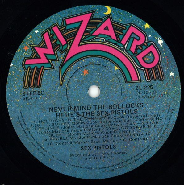 Sex Pistols - Never Mind The Bollocks Here's The Sex Pistols - LP - NO INSERT | Wizard Records (ZL 225) - 3