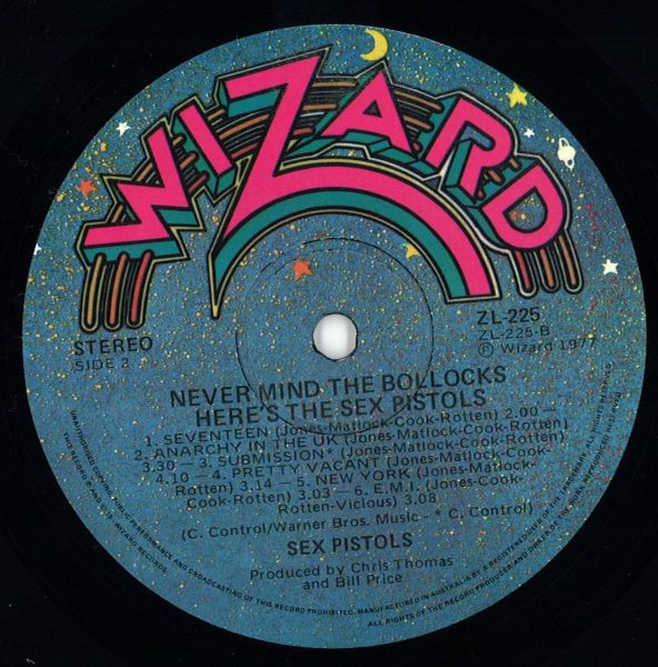 Sex Pistols - Never Mind The Bollocks Here's The Sex Pistols - LP - NO INSERT | Wizard Records (ZL 225) - 4