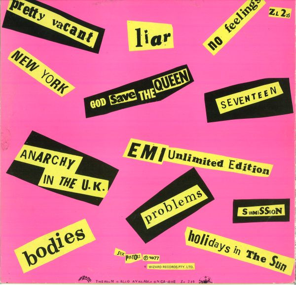 Sex Pistols - Never Mind The Bollocks Here's The Sex Pistols - LP - NO INSERT | Wizard Records (ZL 225) - 2