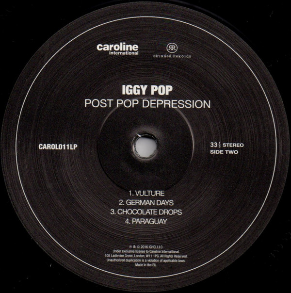 Iggy Pop - Post Pop Depression | Caroline International (CAROLO11LP) - 4