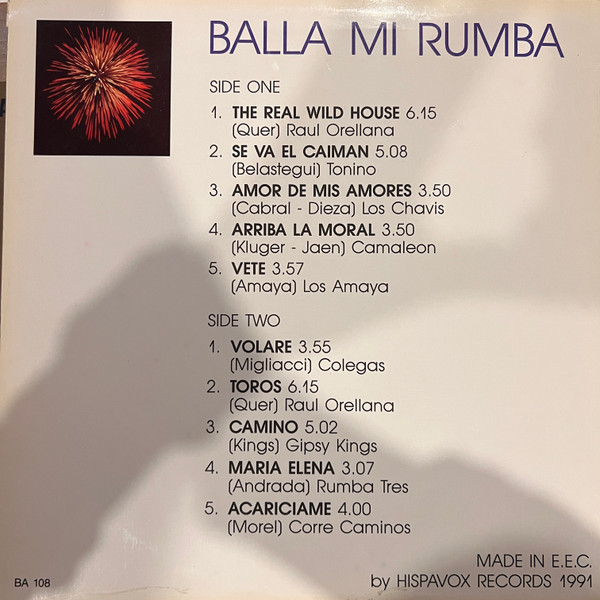 Various - Baila Mi Rumba | Hispavox Records (BA 108) - 2 Various - Baila Mi Rumba | Hispavox Records (BA 108) - 2