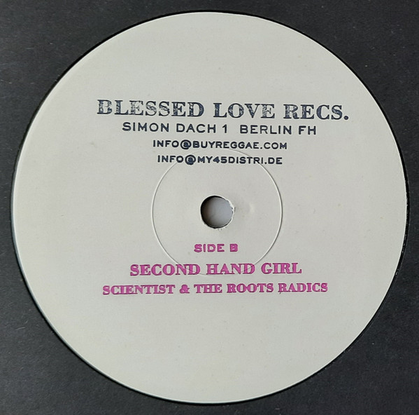 Linval Thompson / Scientist & The Roots Radics - Pop No Style / Second Hand Girl | Blessed Love Records (TRBR002) - 2 Linval Thompson / Scientist & The Roots Radics - Pop No Style / Second Hand Girl | Blessed Love Records (TRBR002) - 2