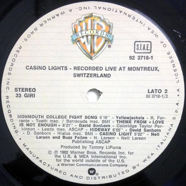 Various - Casino Lights | Warner Bros. Records (92.3718-1) - 4 Various - Casino Lights | Warner Bros. Records (92.3718-1) - 4
