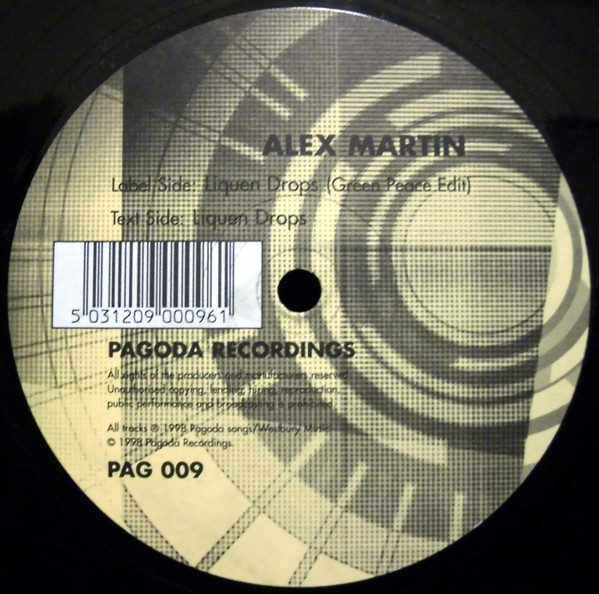 Alex Martin - Liquen Drops | Pagoda Recordings (PAG 009) - main