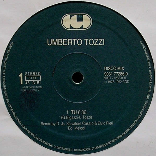 Various - Italian Remix 2 | CGD (9031 77286 0) - 2