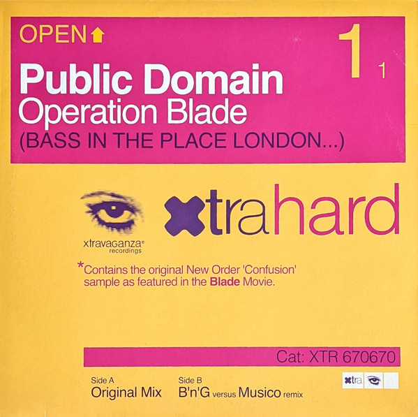 Public Domain - Operation Blade (Bass In The Place London...) | Xtrahard (XTR 670670 6) - main