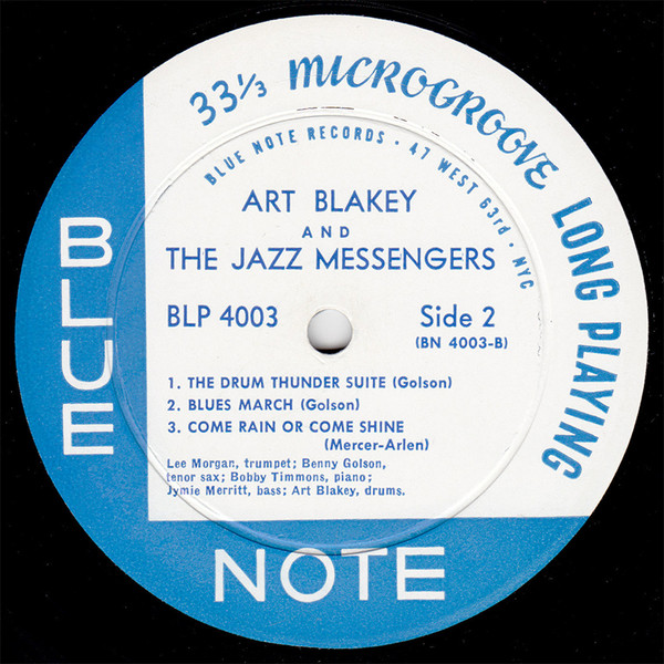 Art Blakey & The Jazz Messengers - Art Blakey And The Jazz Messengers | Blue Note (4003) - 4 Art Blakey & The Jazz Messengers - Art Blakey And The Jazz Messengers | Blue Note (4003) - 4