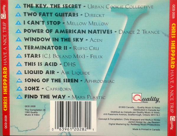 Chris Sheppard - Have A Nice Trip | Quality Music (QCD 2028) - 2 Chris Sheppard - Have A Nice Trip | Quality Music (QCD 2028) - 2