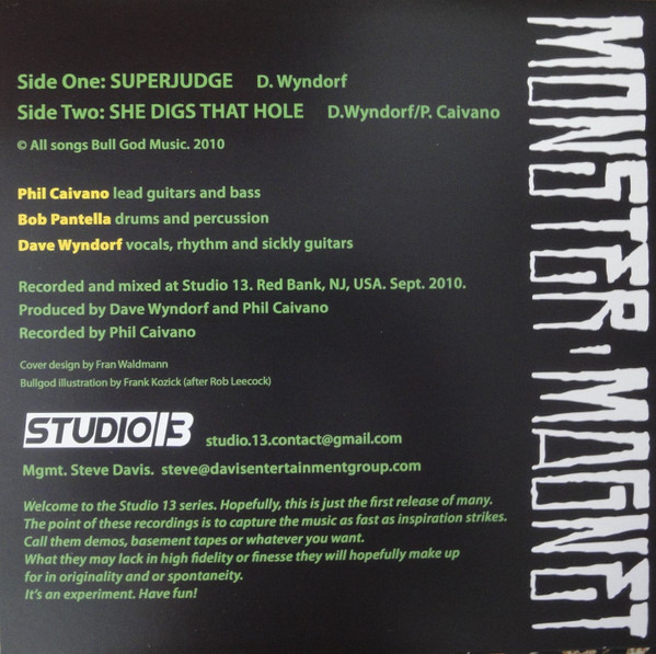 Monster Magnet - Superjudge / She Digs That Hole | Studio 13 (MONSTER001) - 2