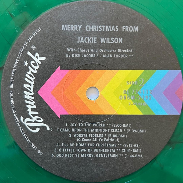 Jackie Wilson - Merry Christmas From Jackie Wilson | Brunswick (BL754112) - 4
