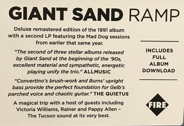 Giant Sand - Ramp | Fire Records (FIRELP175) - 3 Giant Sand - Ramp | Fire Records (FIRELP175) - 3