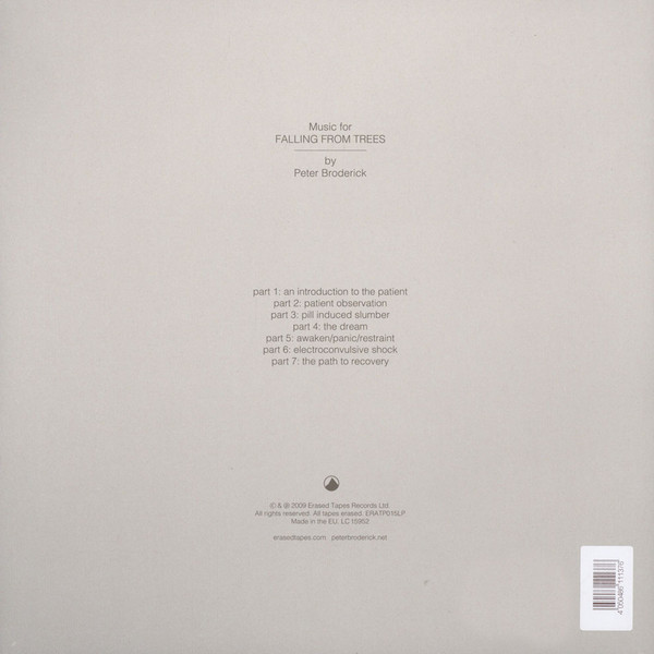 Peter Broderick - Music For Falling From Trees | Erased Tapes Records (ERATP15LP) - 3