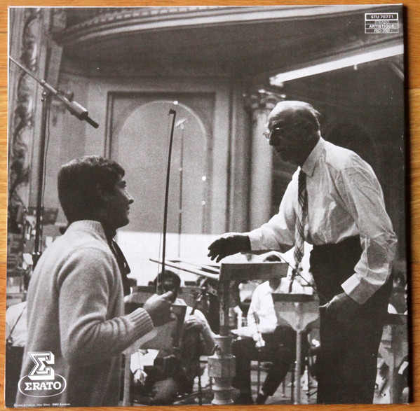 Édouard Lalo - Pierre Amoyal , Orchestre National De L'Opéra De Monte-Carlo , Paul Paray - Symphonie Espagnole Pour Violon Et Orchestre Op. 21- Rhapsodie Norvegienne | Erato (STU 70771) - 2